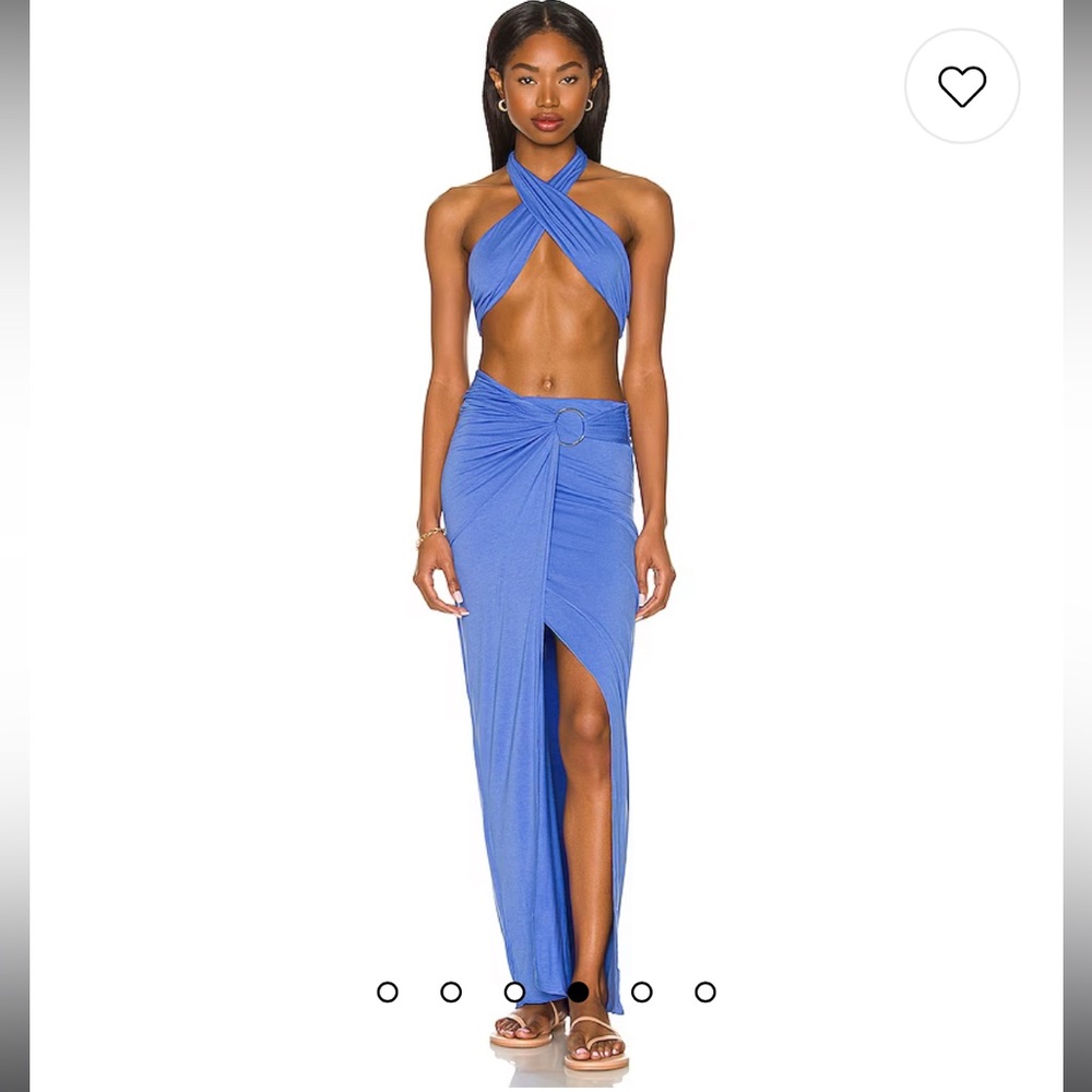 Harper Maxi Skirt in Iris
Indah